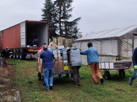 Inviato container di aiuti per la Georgia: lettera di Padre Witold