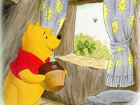 Crocifisso e Winnie The Pooh